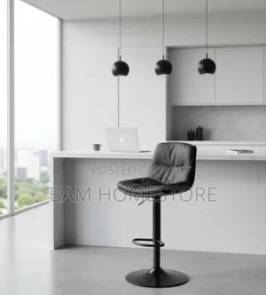 Luxury Swivel Bar Stool - Padded Hydraulic Bar Stools for Home Cafe