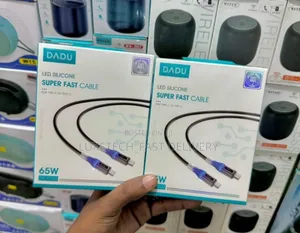 Dadu 65w Type-C to Type-C Led Silicone Super Fast Charging/Data Cable