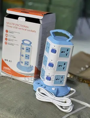 Multifunction Three Usb Vertical Sockets