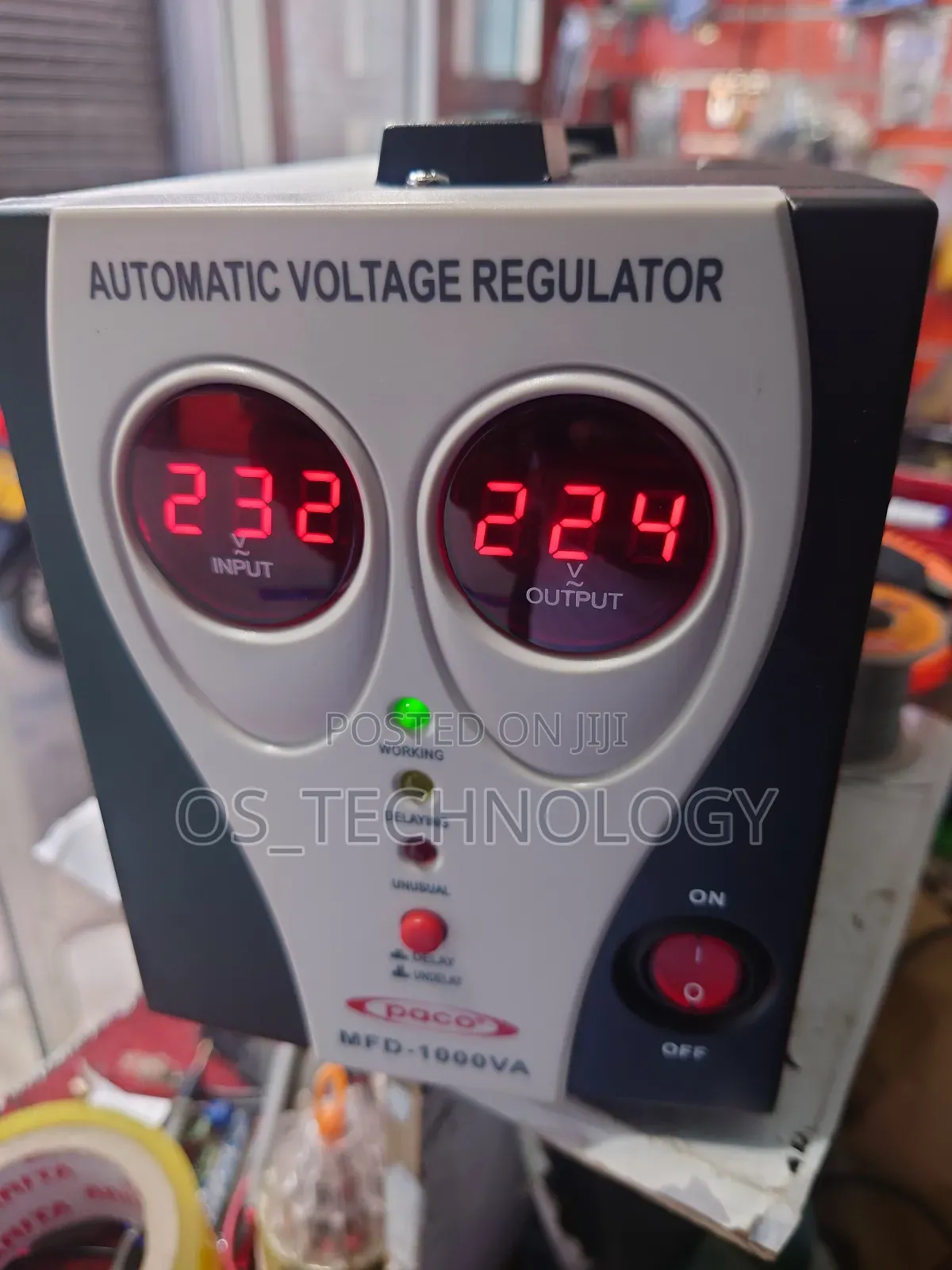 1000w Original Stabilizer.Input 140v/260v.Output 220v, 110v