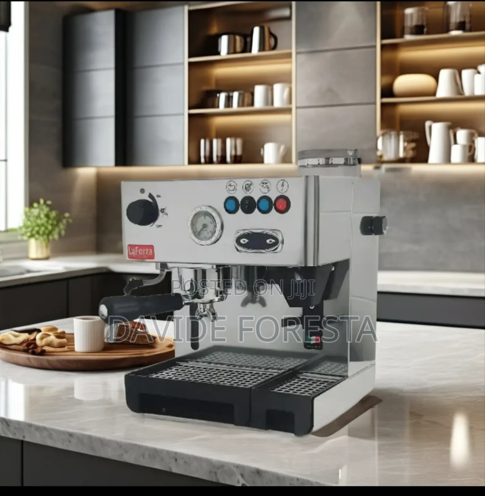 Espresso Coffee Machine With Grinder