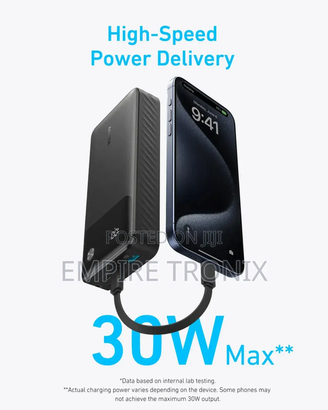 Anker Powercore 20000mah 30w Power Bank A1384h11