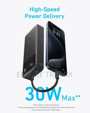 Anker Powercore 20000mah 30w Power Bank A1384h11