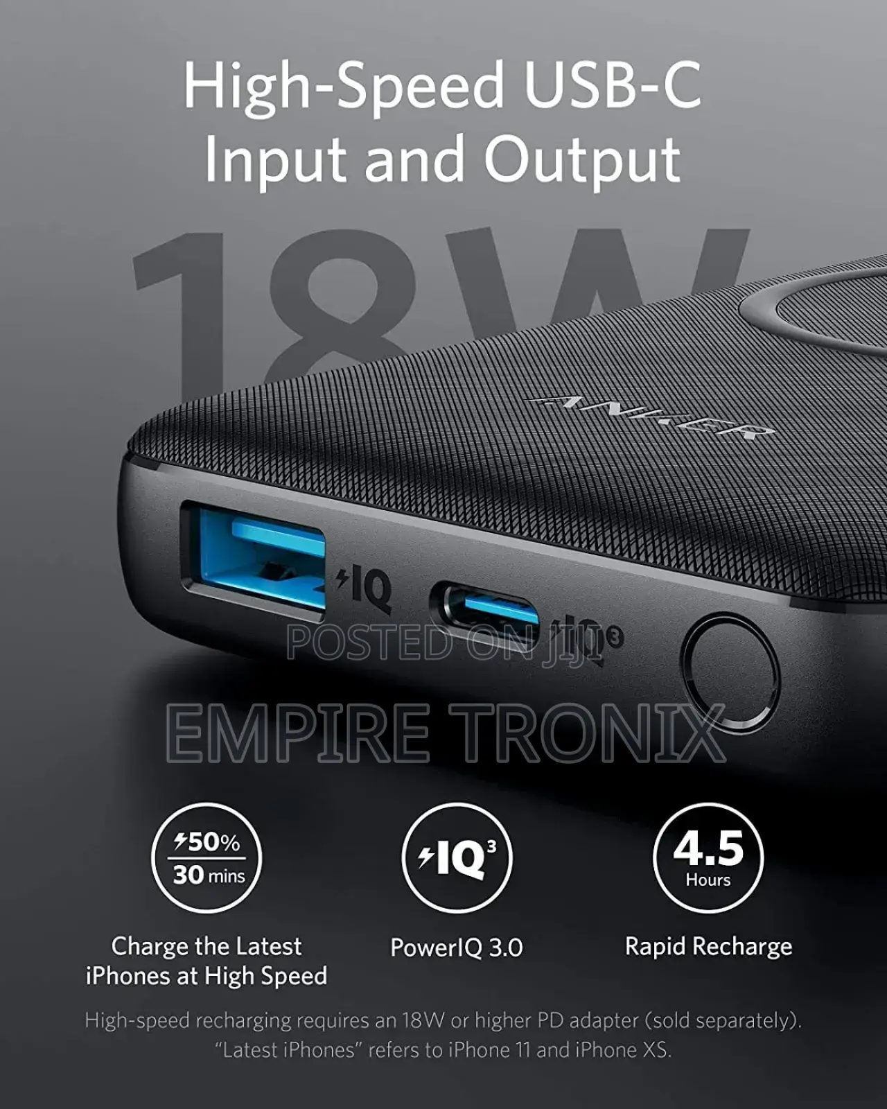 Anker Powercore Iii Sense Wireless Pd (A1617h11)