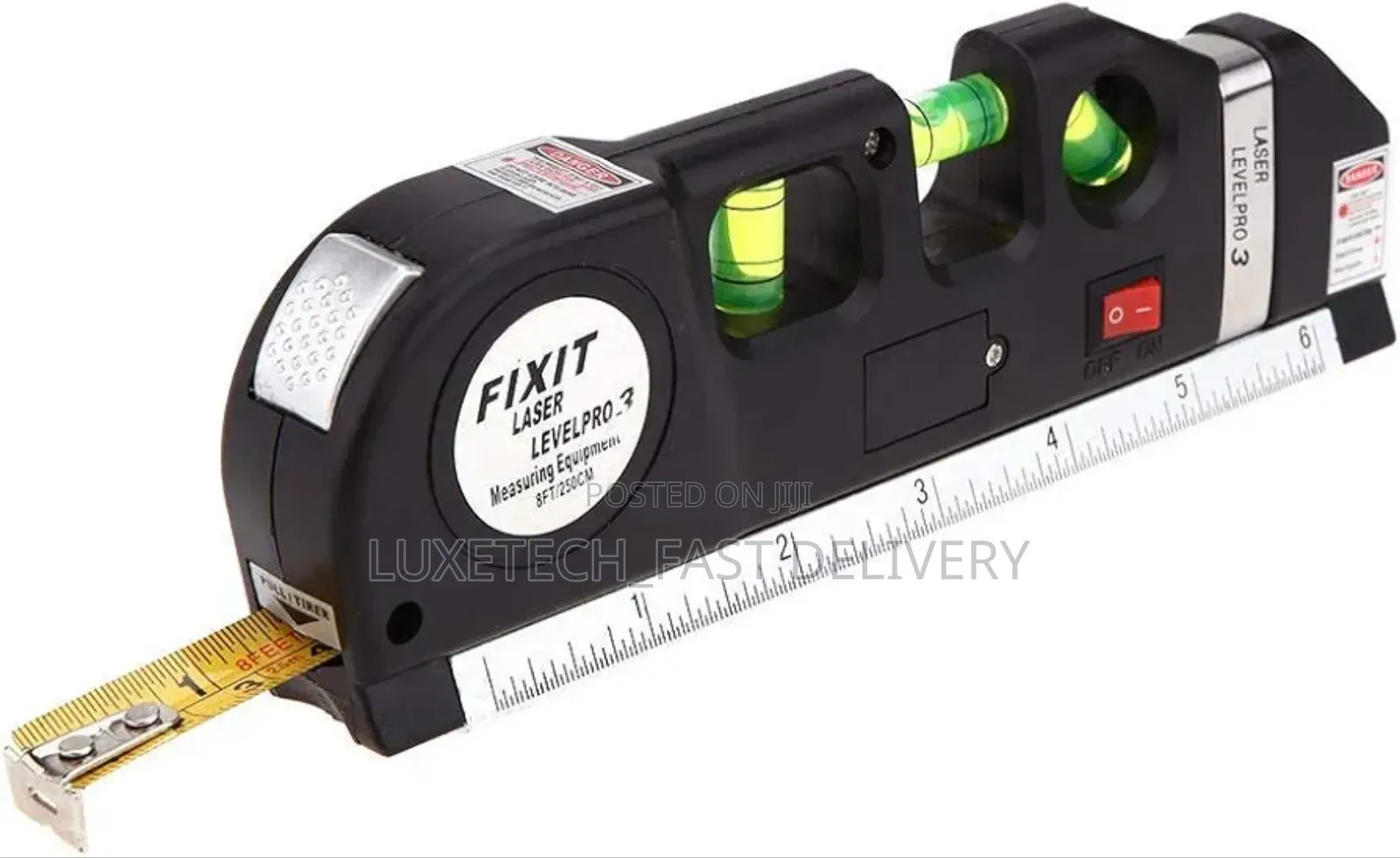 Fixit Laser Level Pro 3 Multi-Purpose Measuring Tool