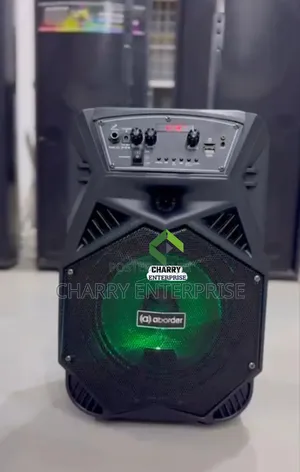 Aborder Portable Rechargeable Speaker Ya Matangazo Dj852 Wireless Mic