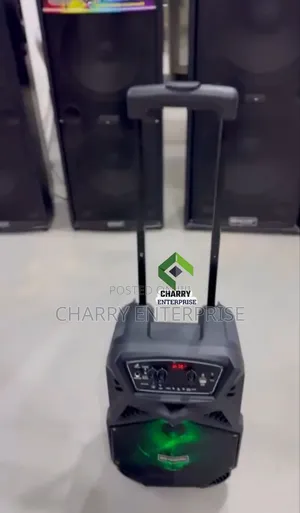 Aborder Portable Rechargeable Speaker Ya Matangazo Dj852 Wireless Mic