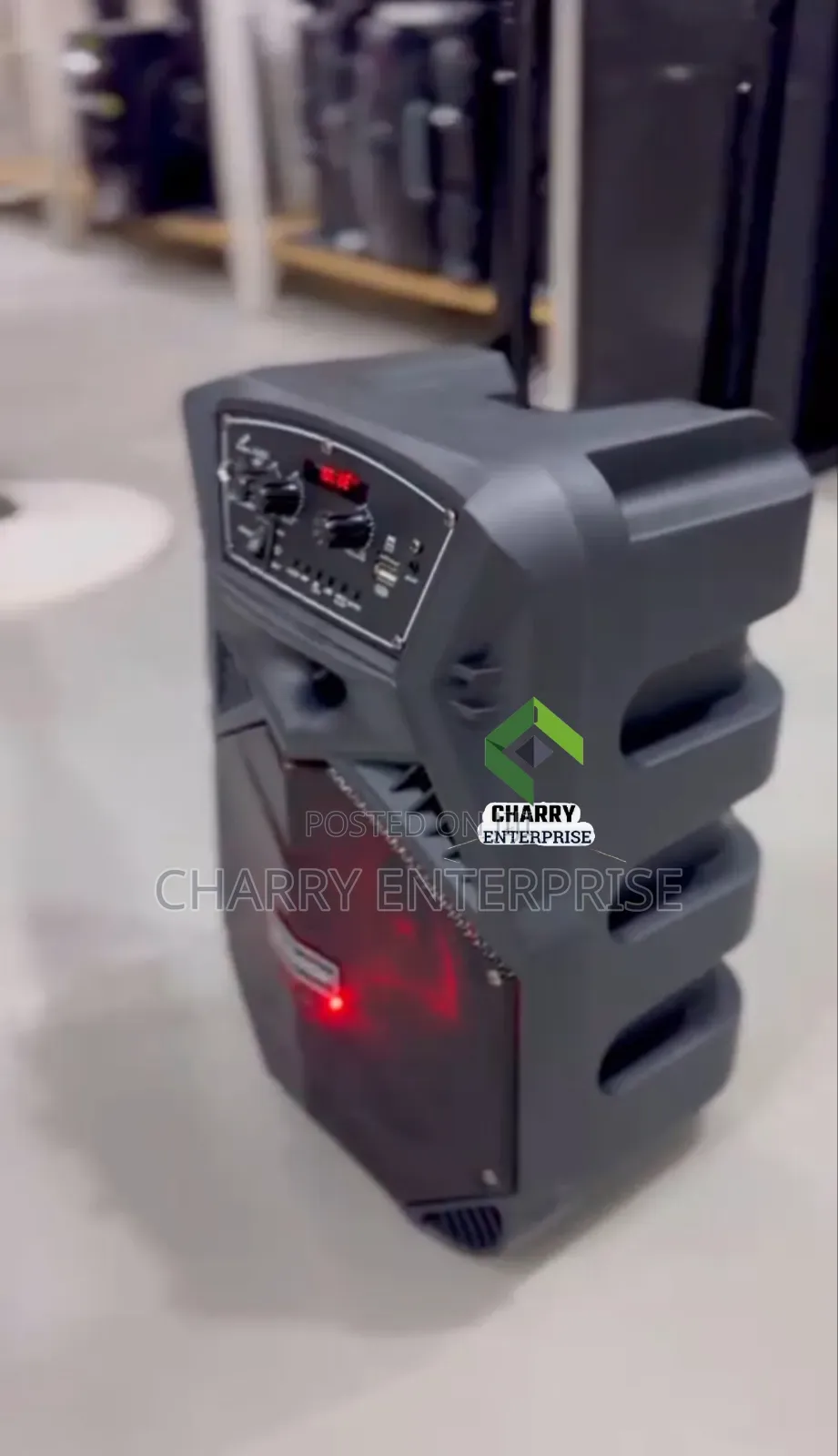 Aborder Portable Rechargeable Speaker Ya Matangazo Dj852 Wireless Mic