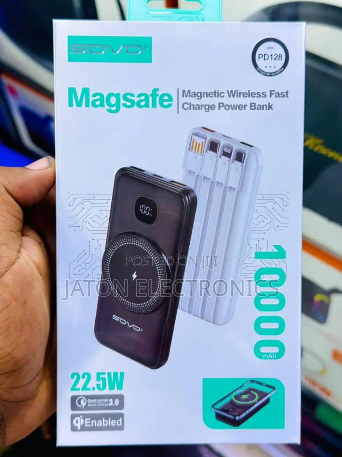 Sovo Magnetic Wireless Powerbank 10000mahi