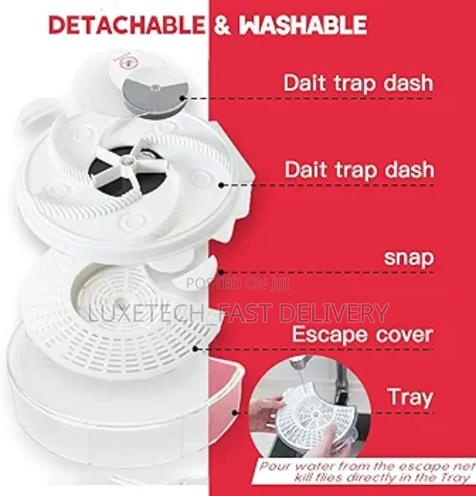 Automatic Non-Toxic Electric Fly Trap