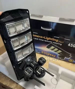 Solar Lighting CCTV Camera 450w With Smart Security Camera