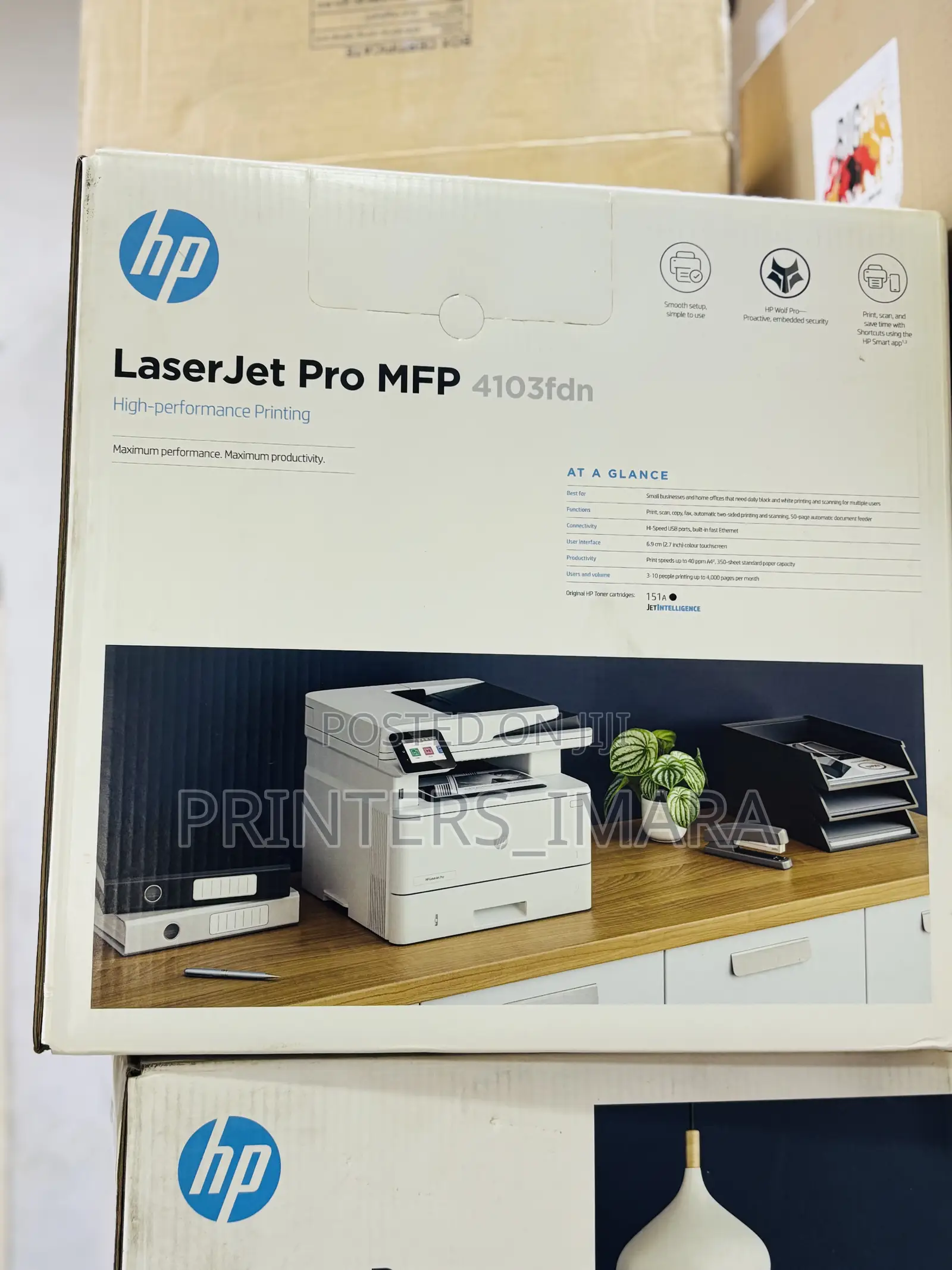 Hp Laserjet Pro MFP 4103fdn — Reliable, Fast Professional