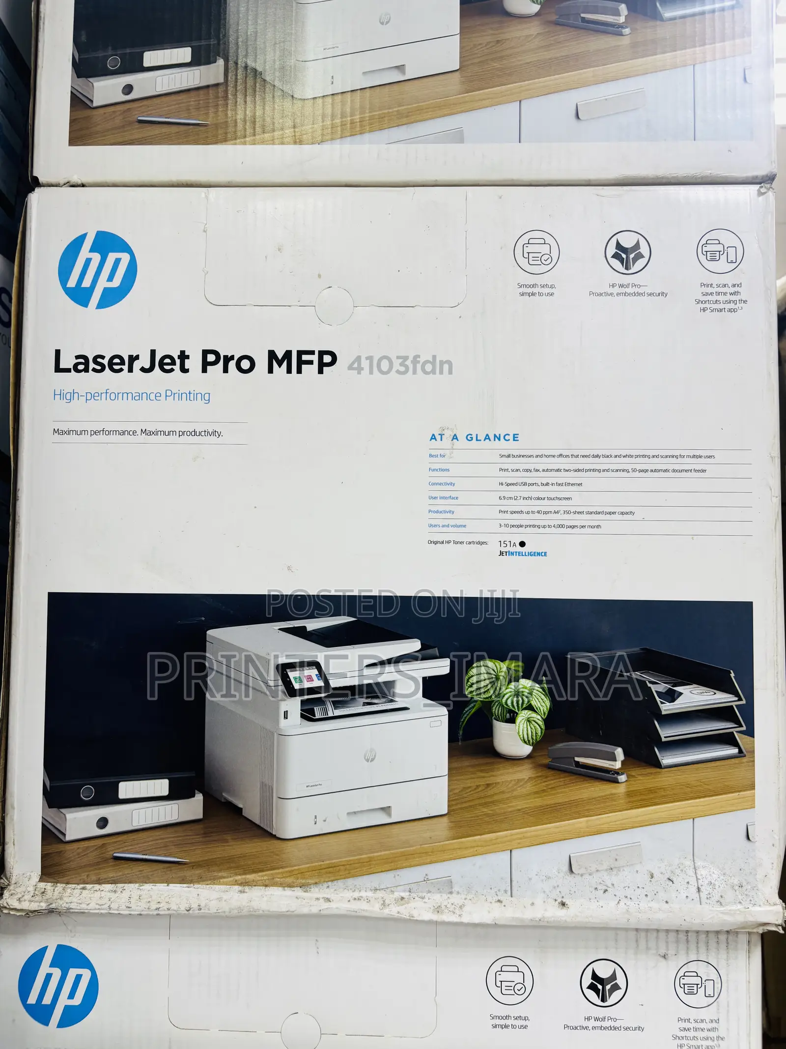  Hp Laserjet Pro MFP 4103fdn — Reliable, Fast Professional