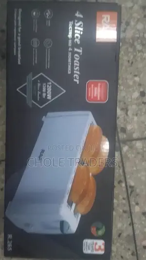 Raf 4 Slice Toaster (1200watts)
