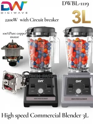 Digiwave Commercial Blender 3 Litres (Model DWBL-1119)