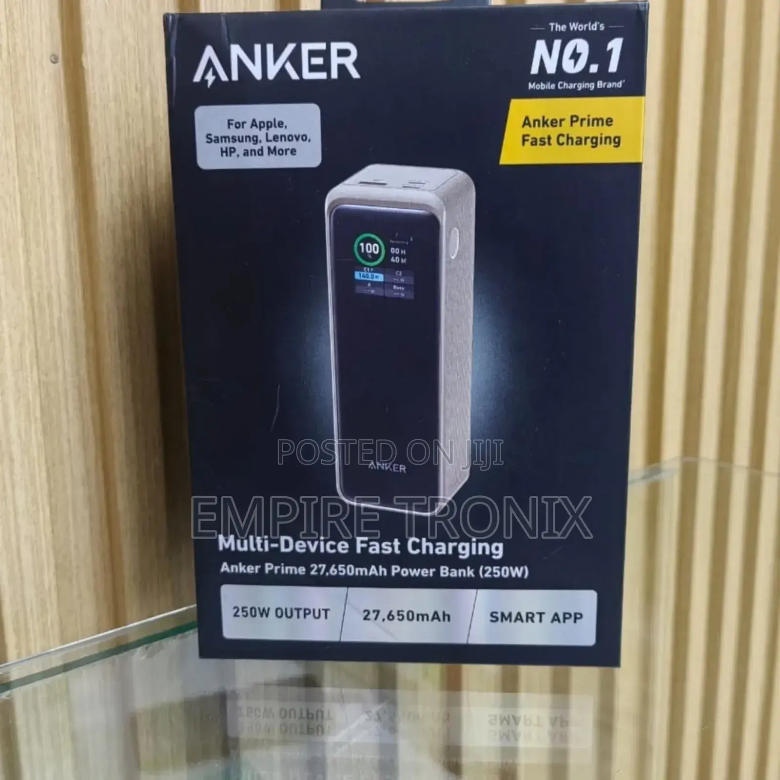 Anker Prime 27,650mah 250w Power Bank