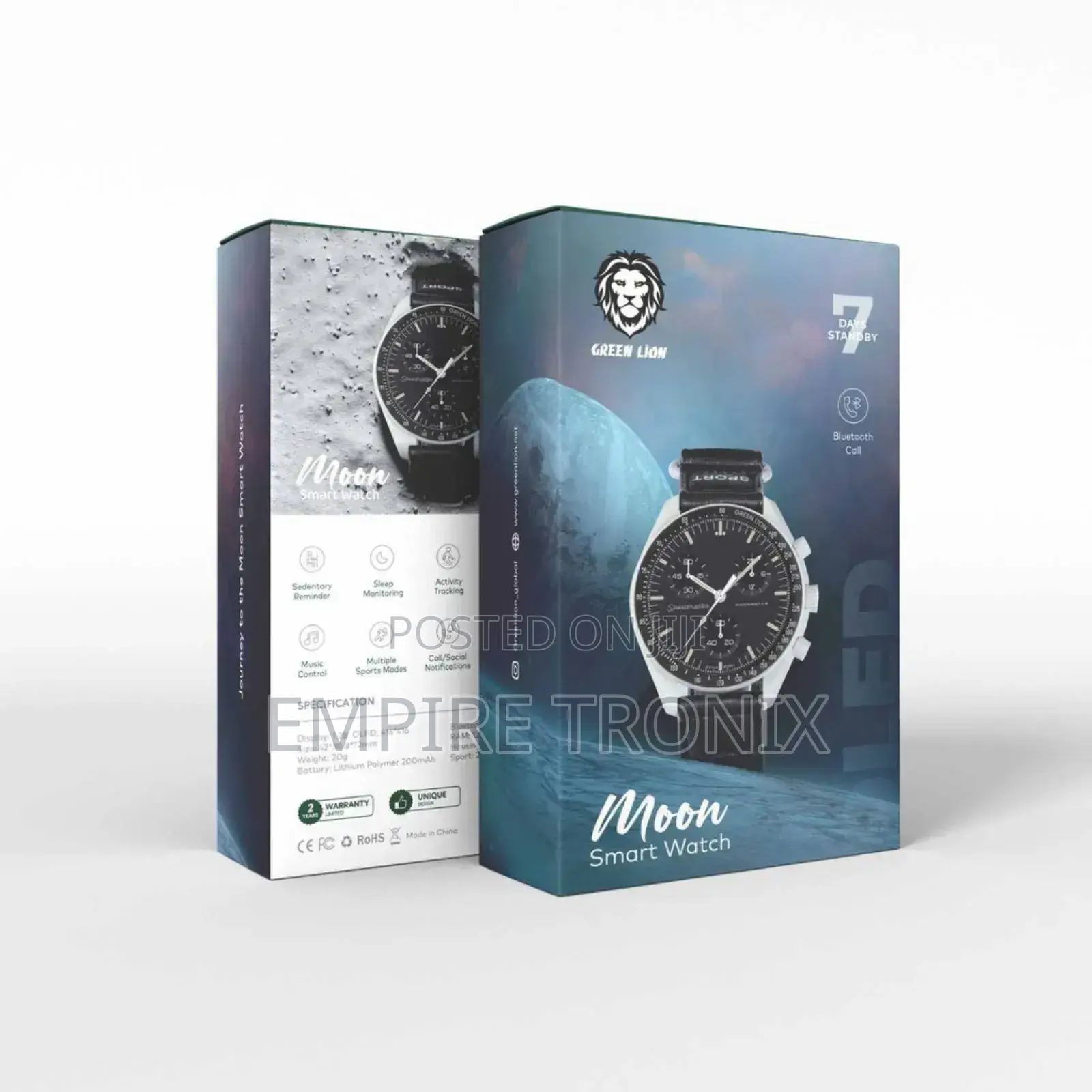 Green Lion Moon Smart Watch