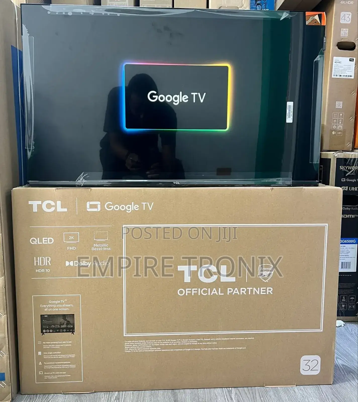 TCL 32s5k 32" Qled FHD Smart Google Tv