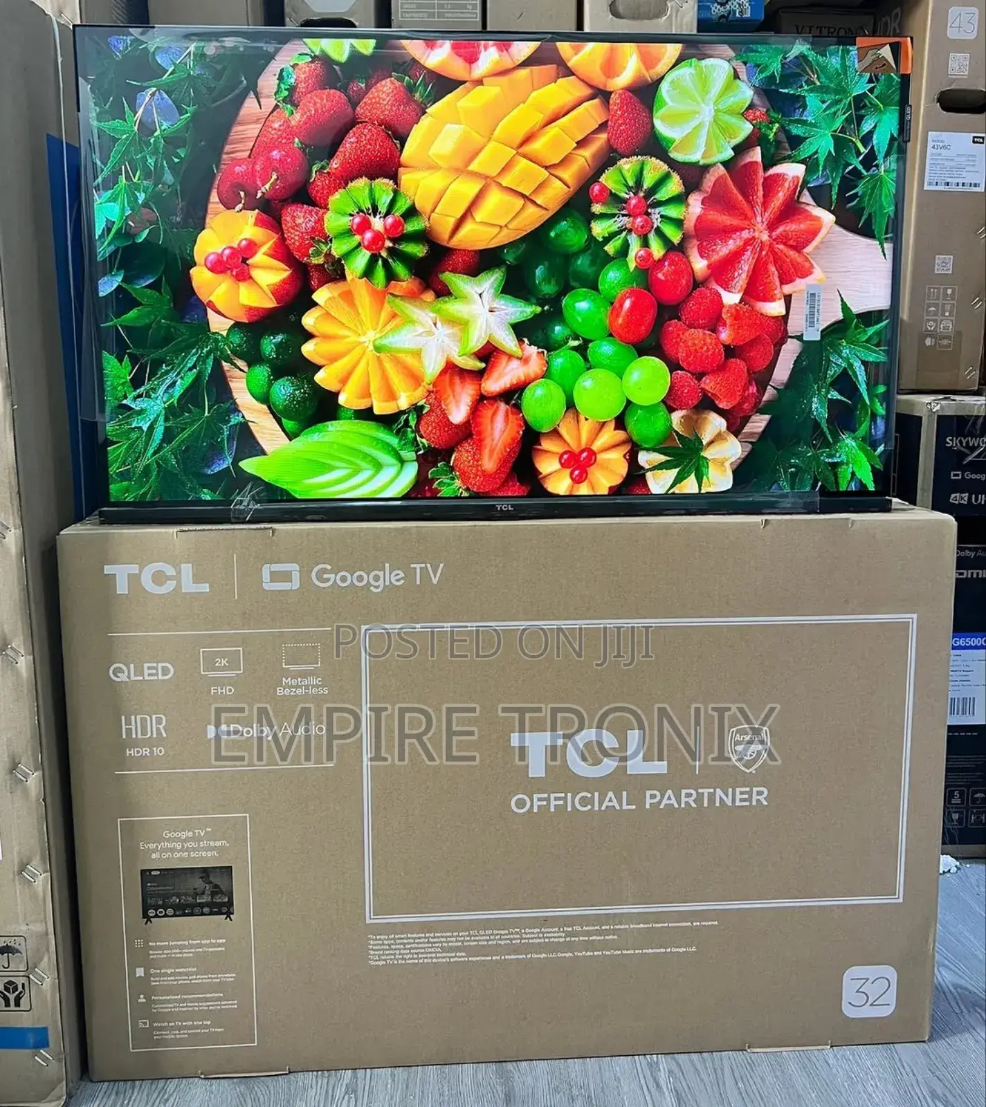 TCL 32s5k 32" Qled FHD Smart Google Tv