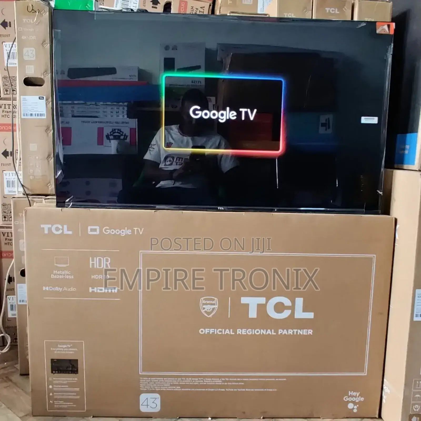 TCL 43s5k 43" Qled FHD Smart Google Tv