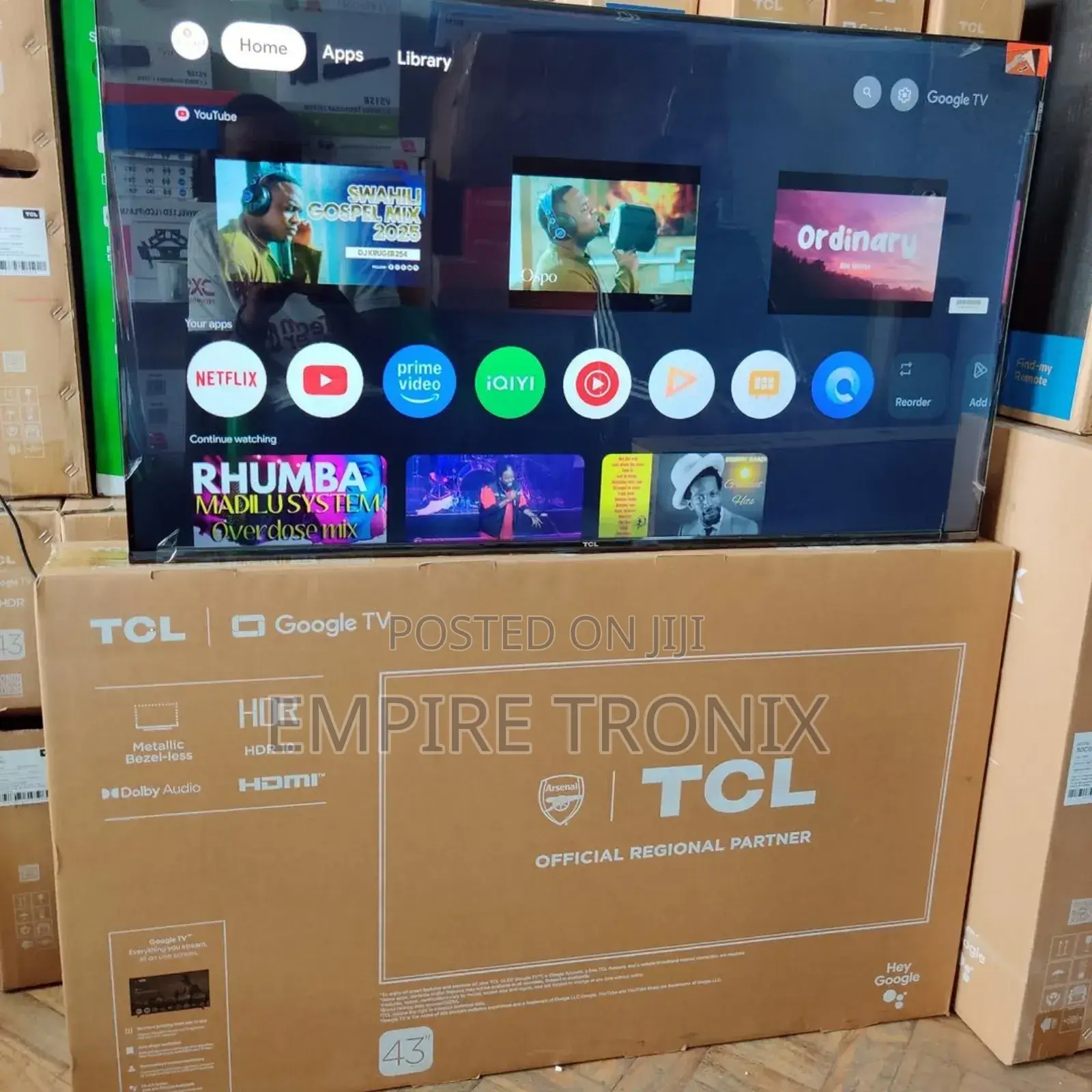 TCL 43s5k 43" Qled FHD Smart Google Tv