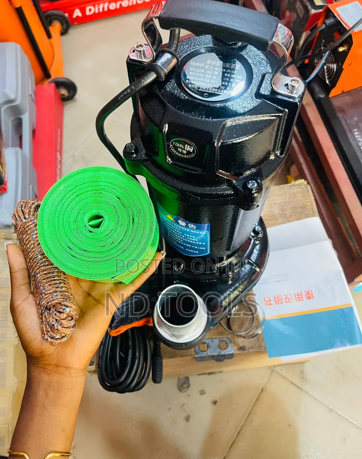 Submersible Drainage / Sewage Pump – Heavy Duty Hydrax 3hp