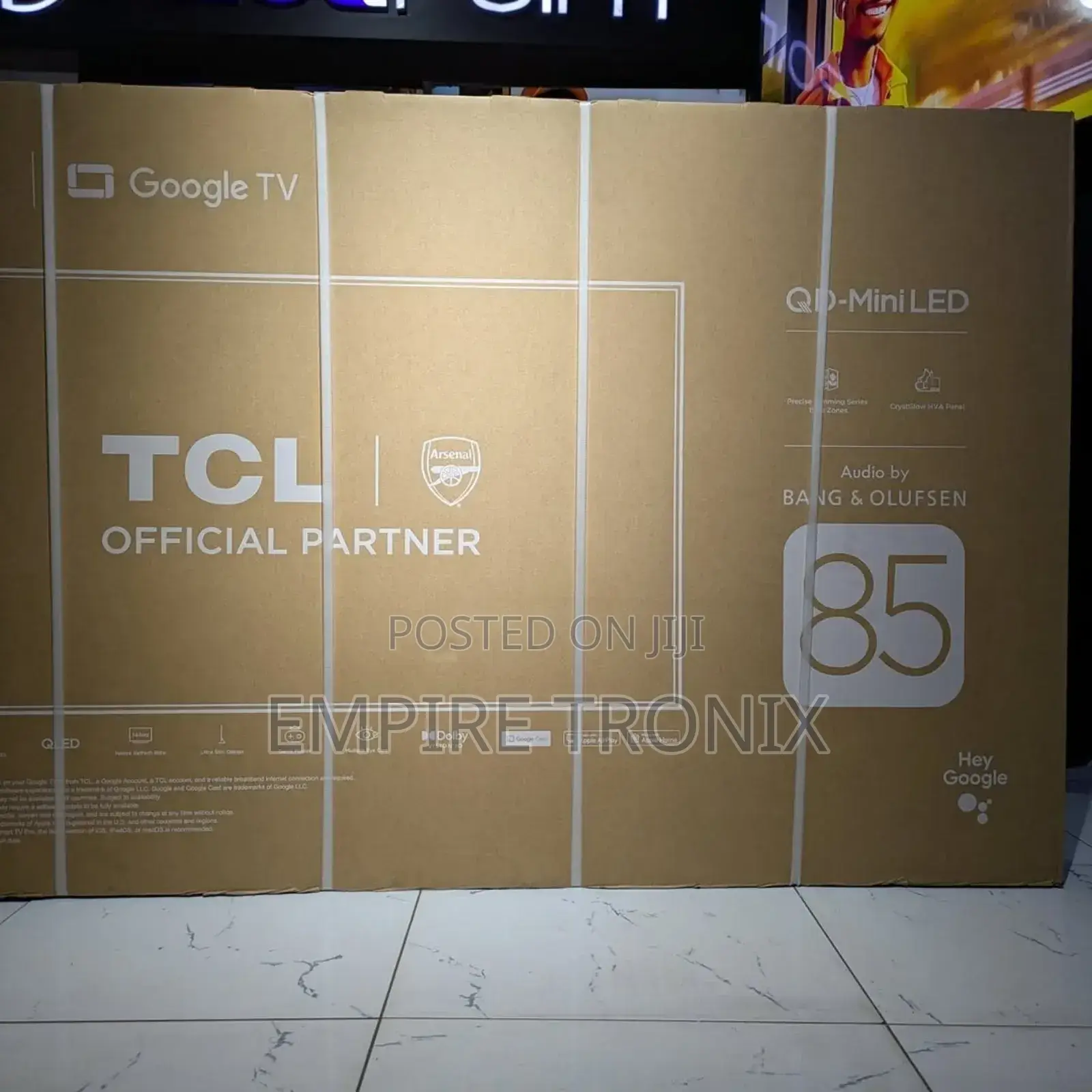 TCL 85" C7k Uhd Qd-Mini Led Google Qled Tv