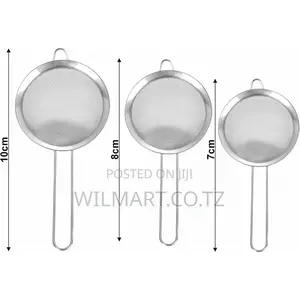 Wilmart Tea Strainer Stainless Steel 20cm Multipurpose