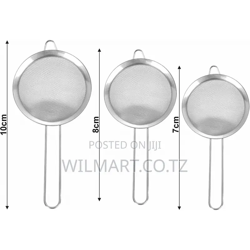 Wilmart Tea Strainer Stainless Steel 20cm Multipurpose