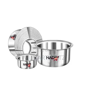 Wilmart Aluminium Sufuria 8pcs No Lid 12-19