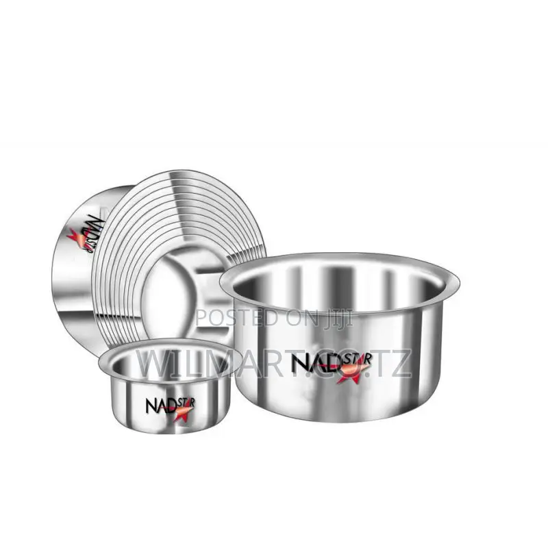 Wilmart Aluminium Sufuria 8pcs No Lid 12-19