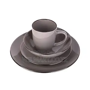 Wilmart Dinner Set 16pcs - 4pcs Each Porcelain Mug, Plates, Bowl