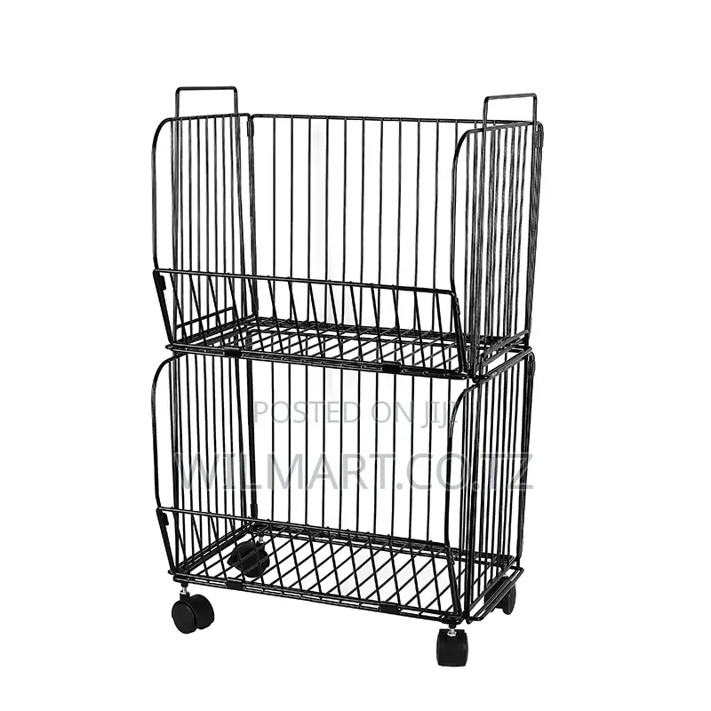 Wilmart Storage Rack Stainless Steel 3 Layers With Wheels Kitchen