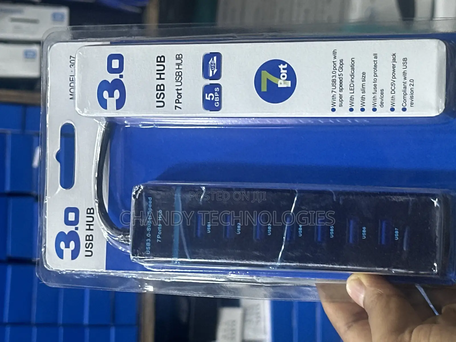 7-Port Usb 3.0 Hub.