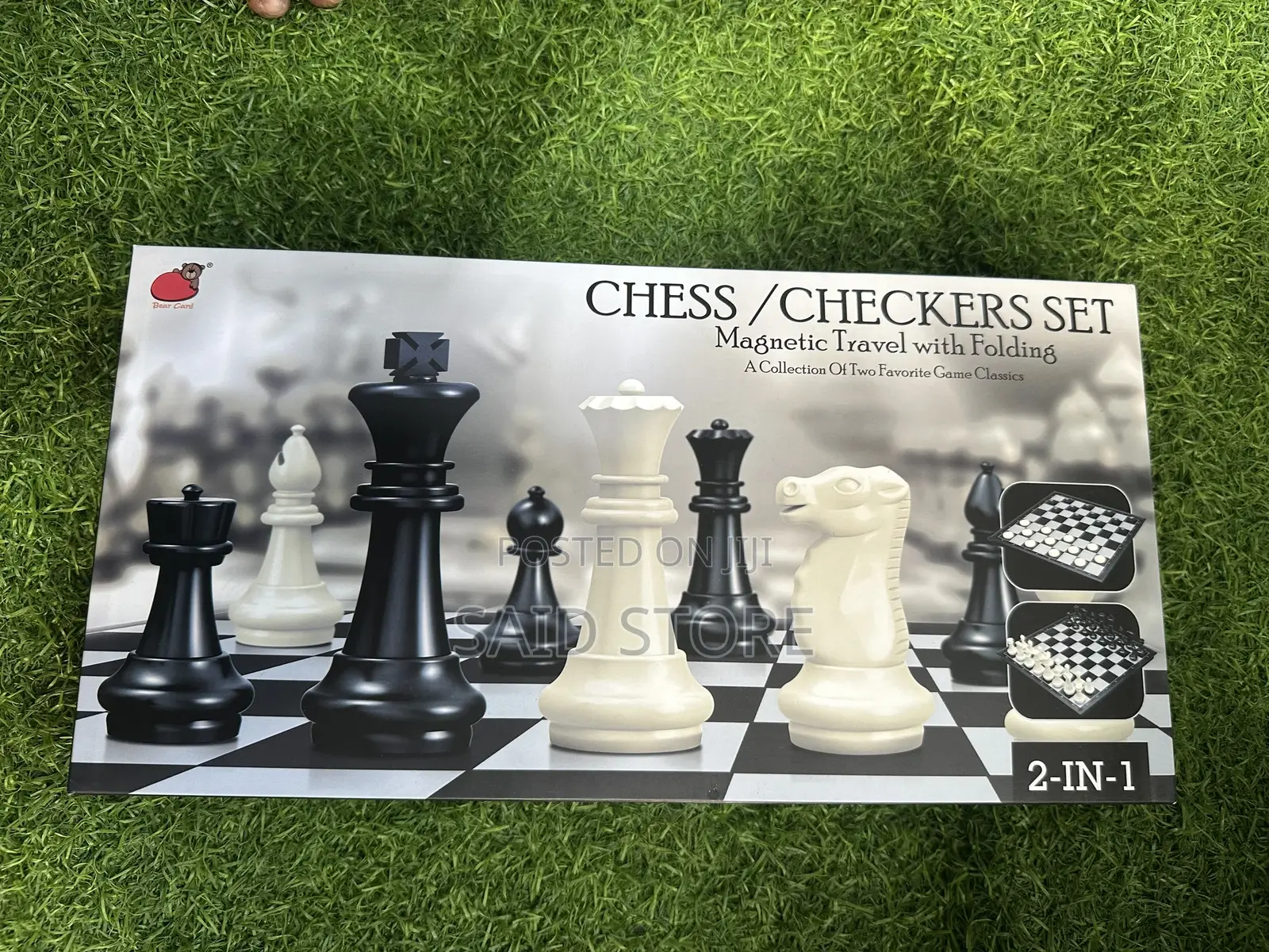 Bear Entertainment Folding Dice Chess