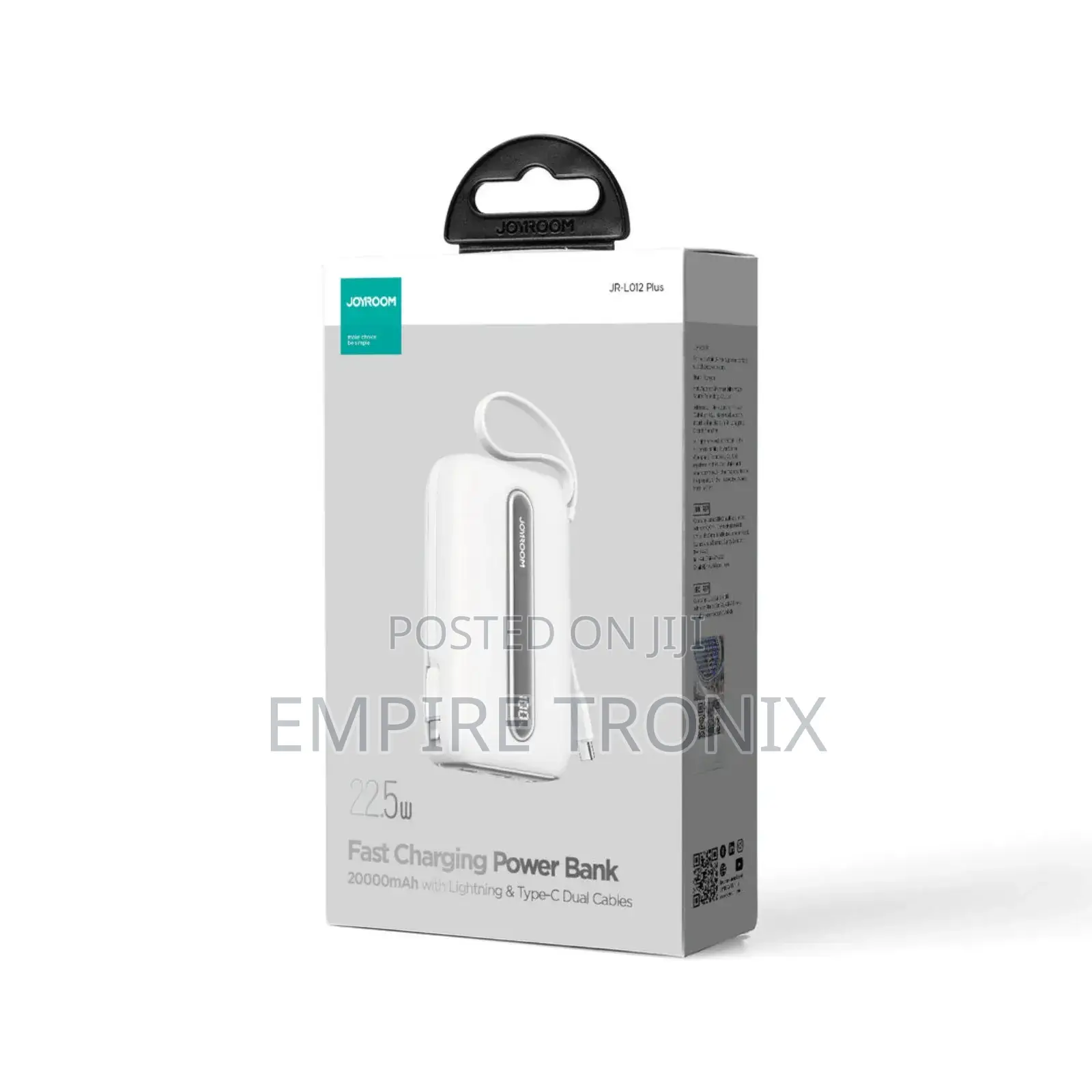 Joyroom Jr-L012 Plus 22.5w Mini Power Bank 20000mah
