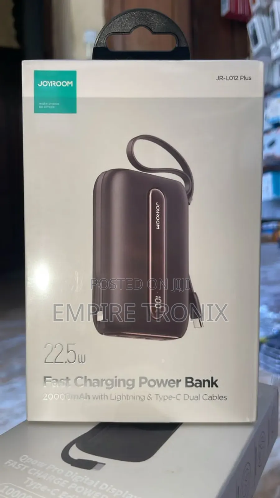 Joyroom Jr-L012 Plus 22.5w Mini Power Bank 20000mah