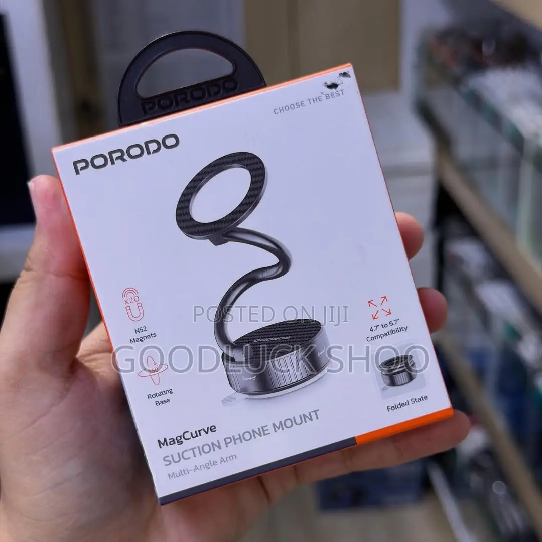 Porodo Magcurve Suction Phone Mount