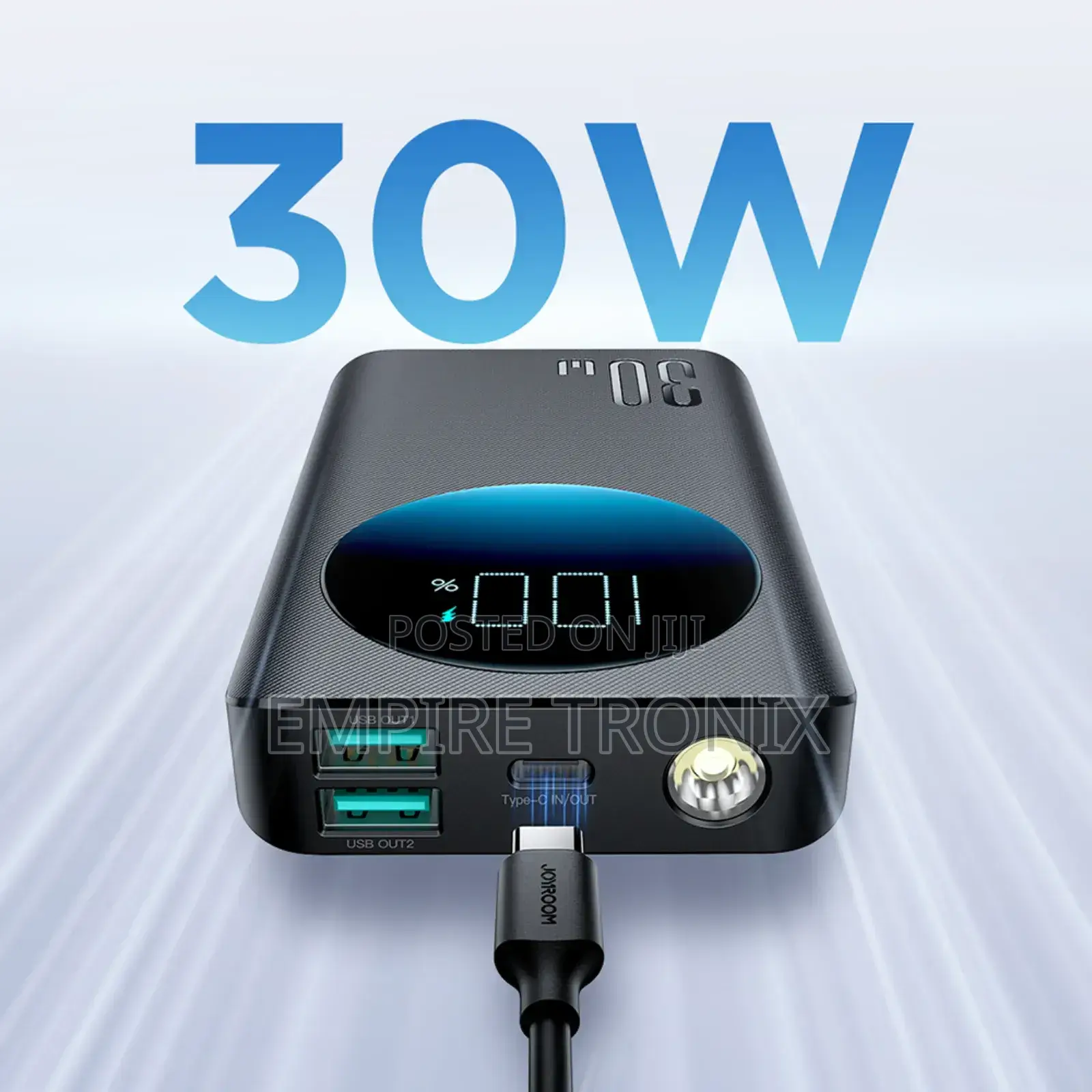 Jr-Pbf01 30w Power Bank 10000mah