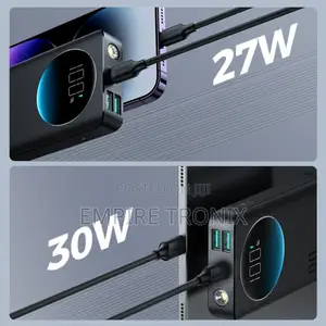 Jr-Pbf01 30w Power Bank 10000mah