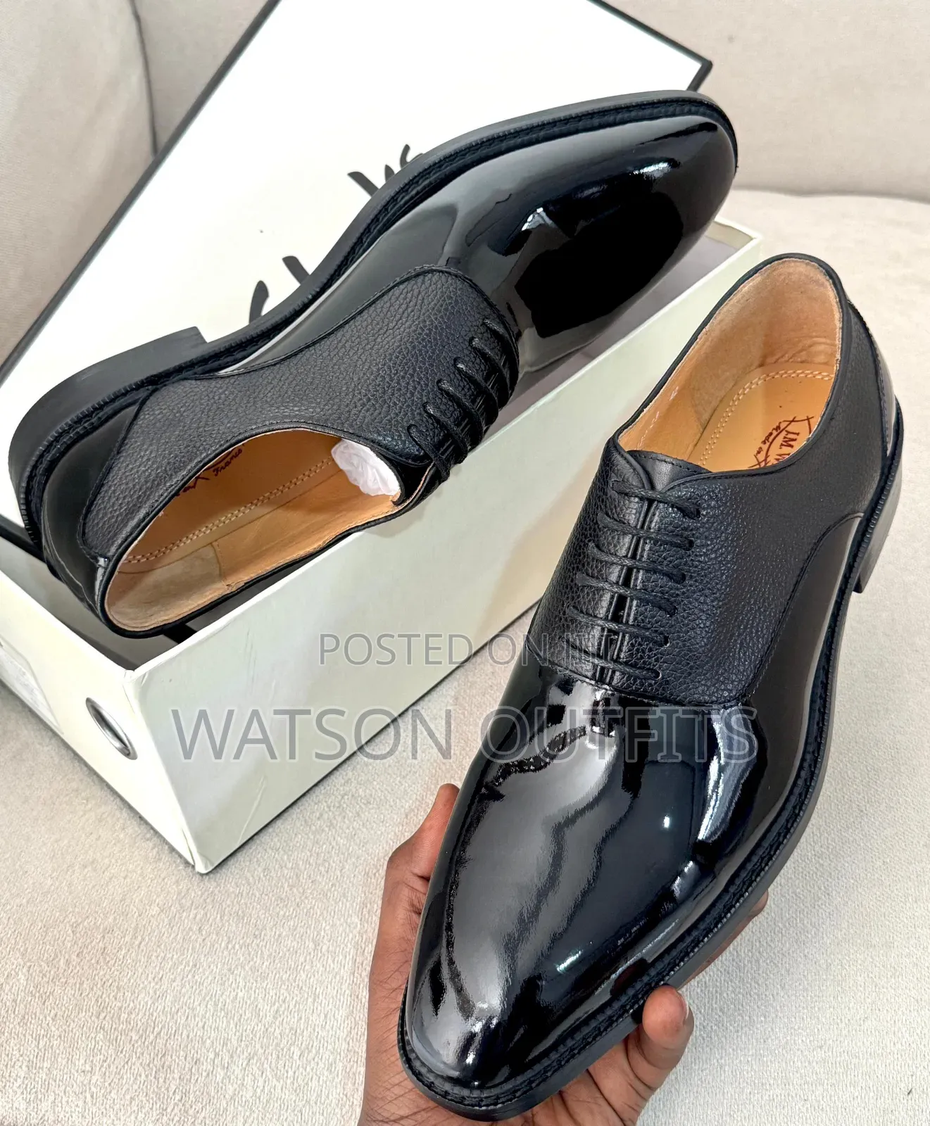 Viatu Vya Kiume or Wanaume or Men's Leather Shoes Totally Smart