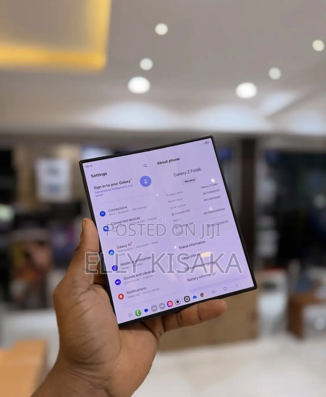 New Samsung Galaxy Z Fold6 256 GB Blue
