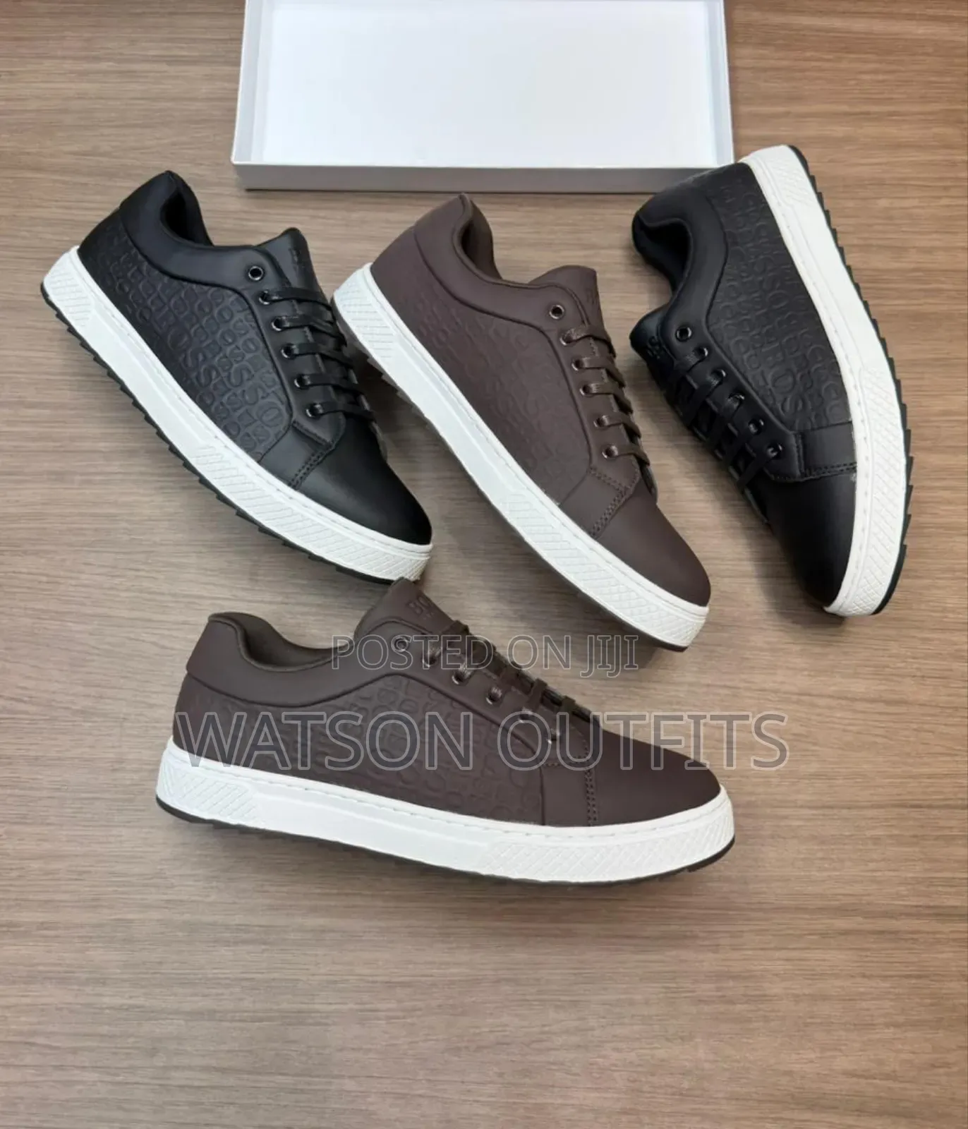 Men's Leather Shoes Hugo Boss Cutely Branded