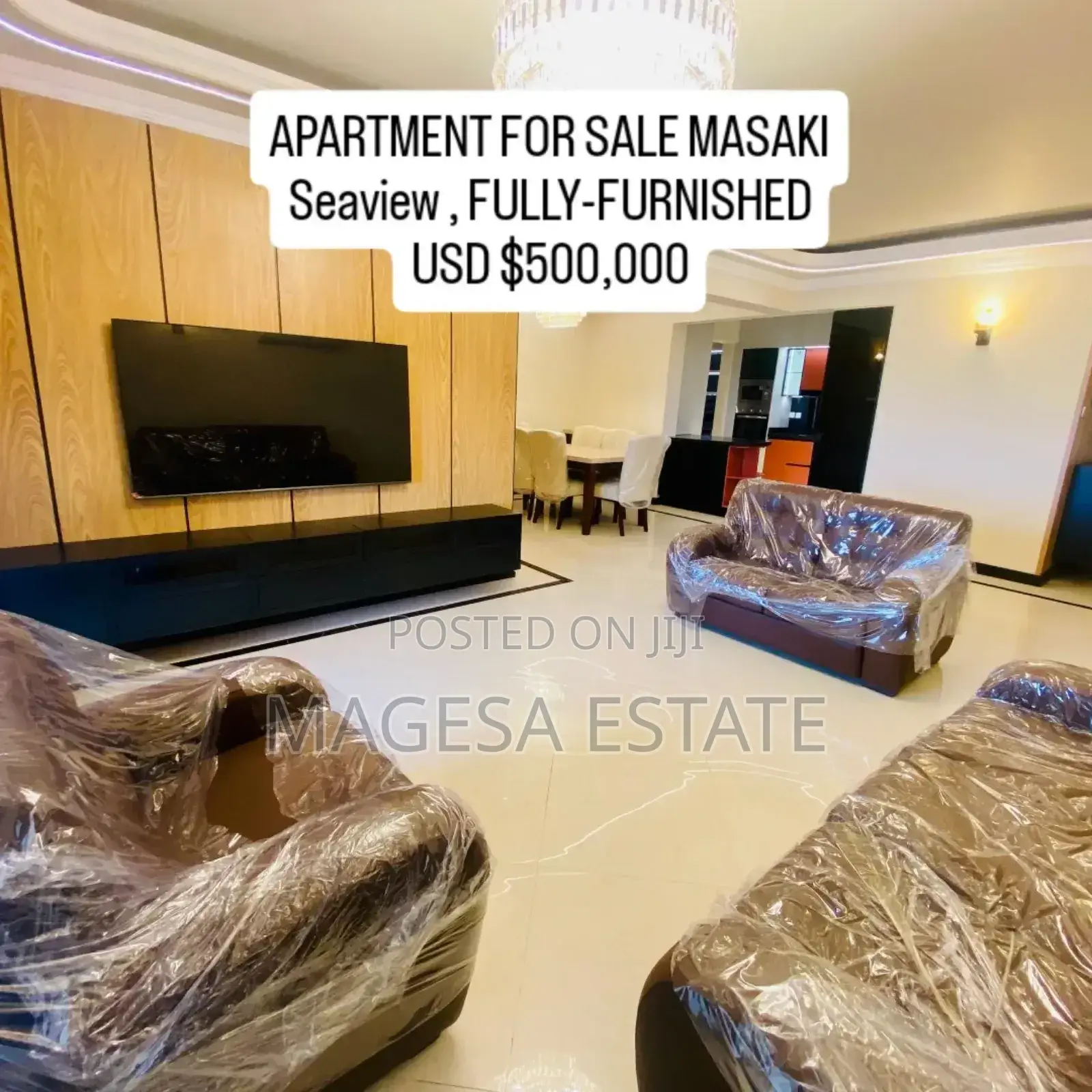 Furnished 3bdrm Apartment in Masaki for sale