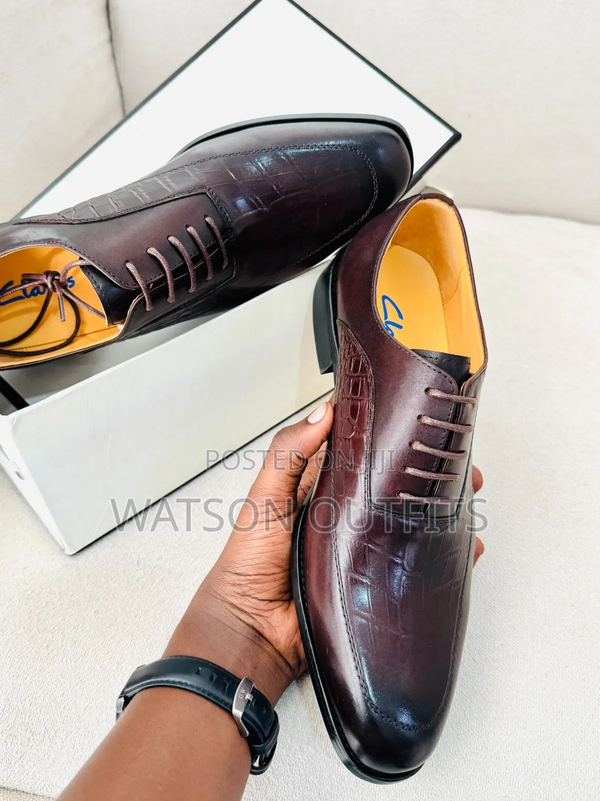 Men's Leather Mocca Shoes Cutely Smart
