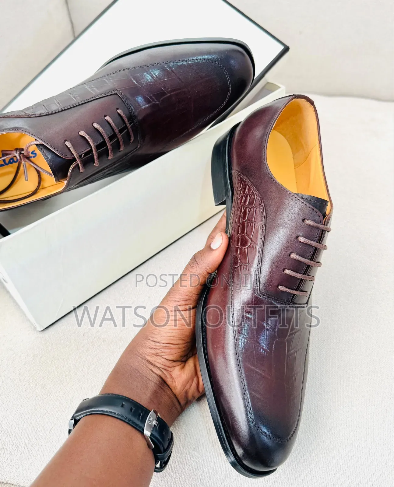 Men's Leather Mocca Shoes Cutely Smart