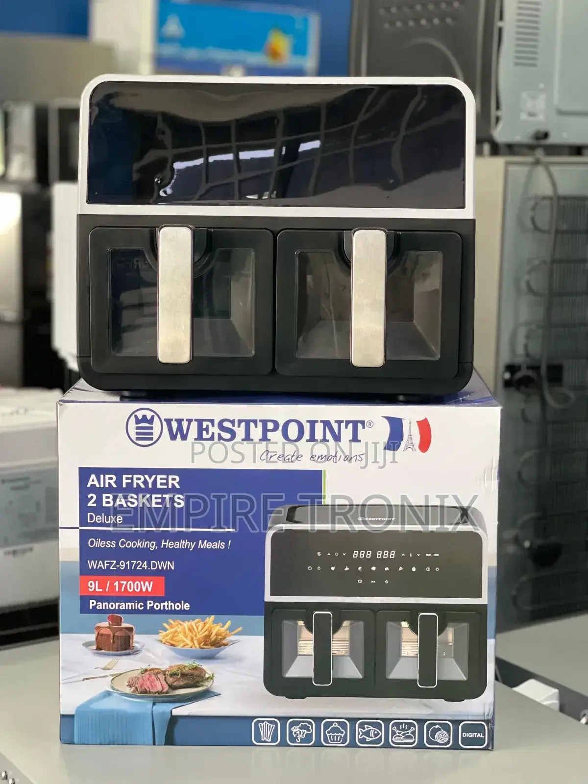 Westpoint Wafy-91724 9l Dual-Basket Air Fryer