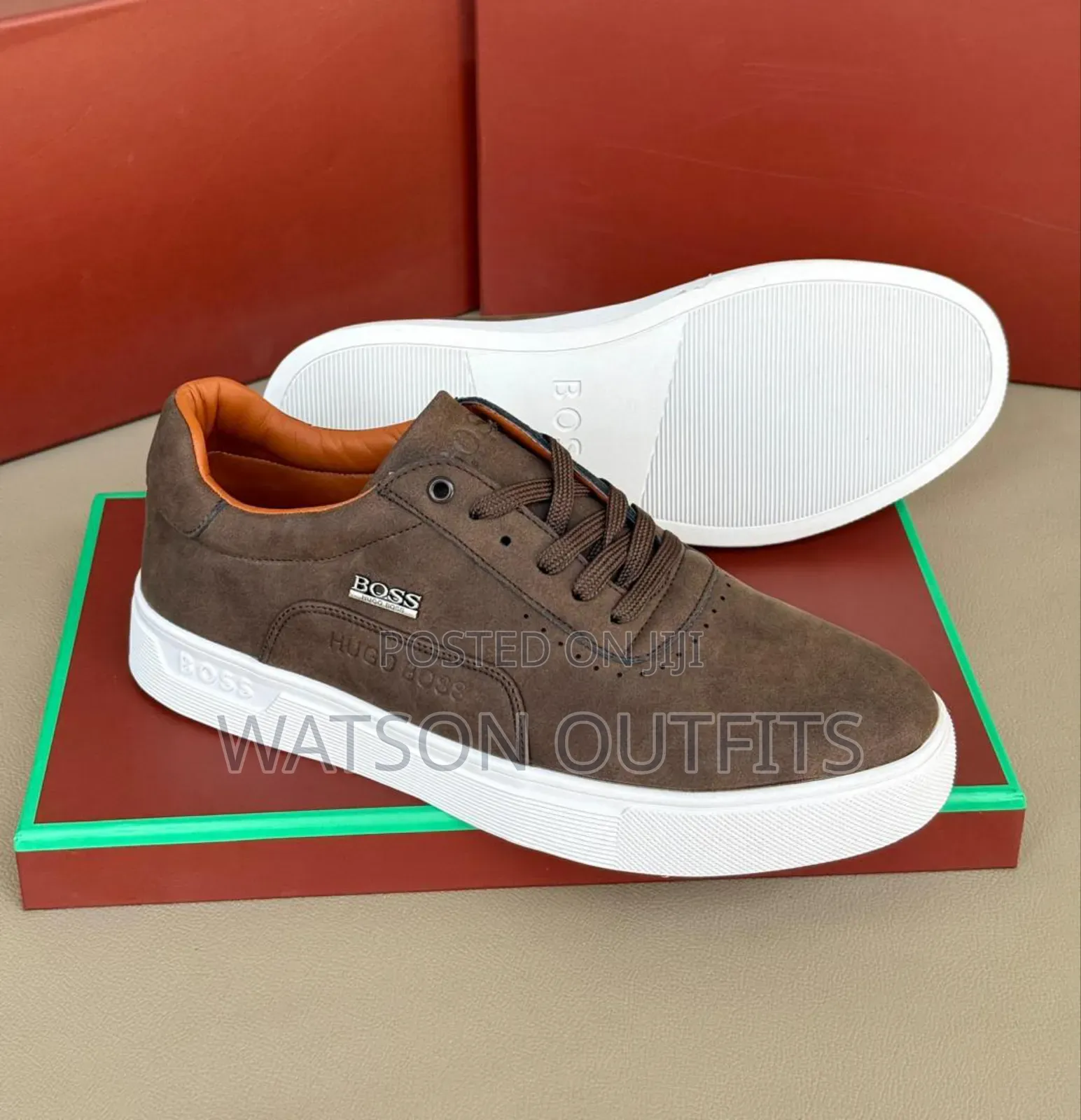 Men's Boss Shoes Smartly Leathered