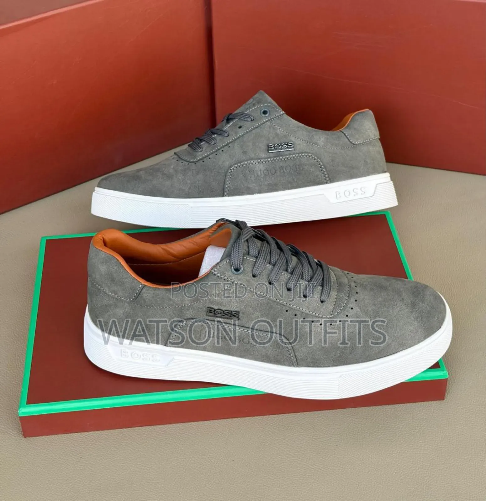 Men's Boss Shoes Smartly Leathered