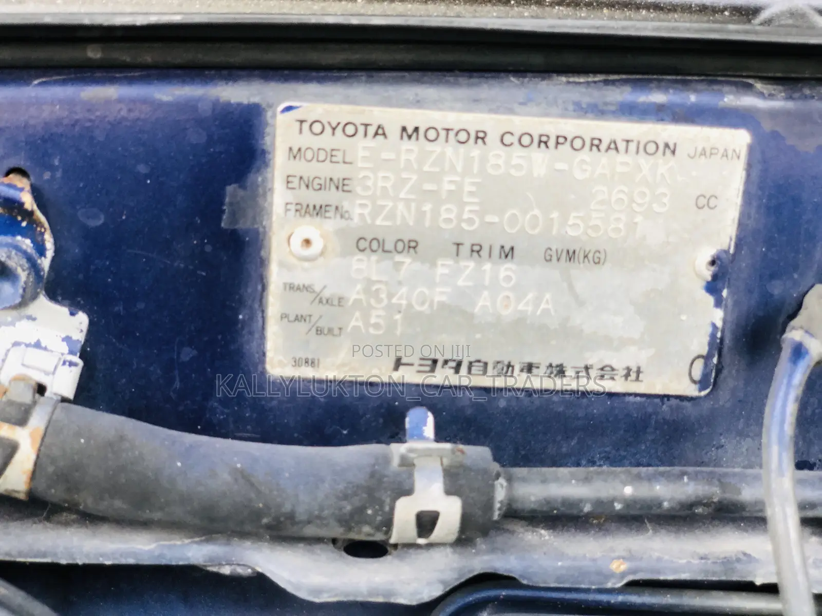 Toyota Hilux Surf 1997 Black